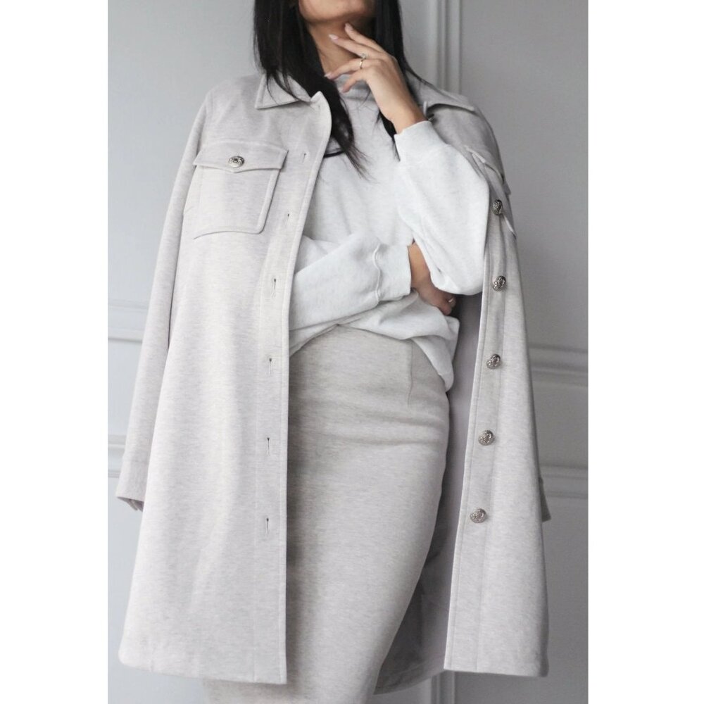 Emmy Deveaux Arden shacket (size S)